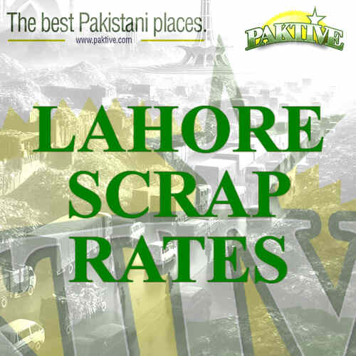 Scrap Rates in Lahore Paktive
